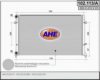 AHE 102.113/A Radiator, engine cooling